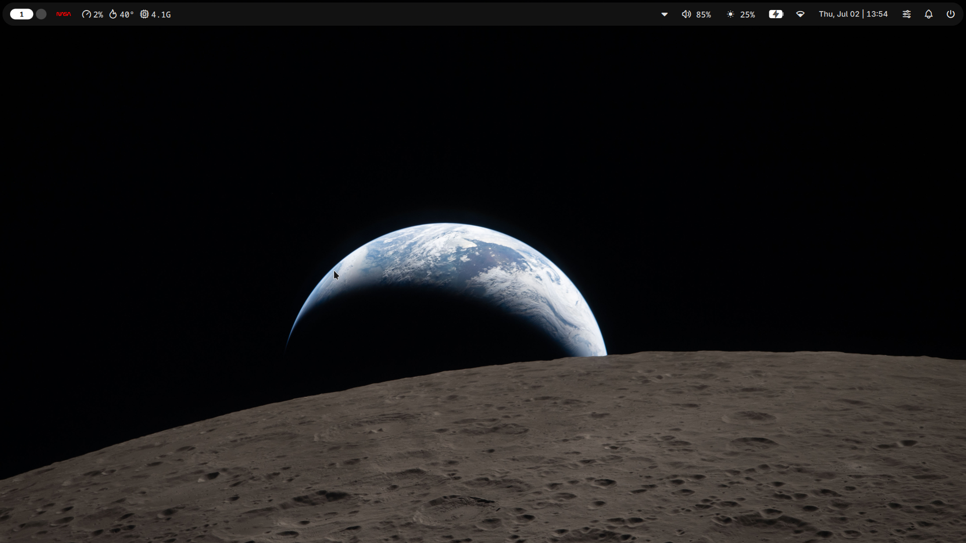 Screenshot of my CachyOS (Niri/Noctalia) desktop